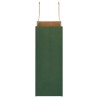 Sacs en papier 250 pcs avec poignées vert 21x11x28 cm 