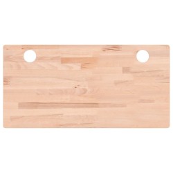 Dessus de bureau 100x50x4 cm bois massif de hêtre 