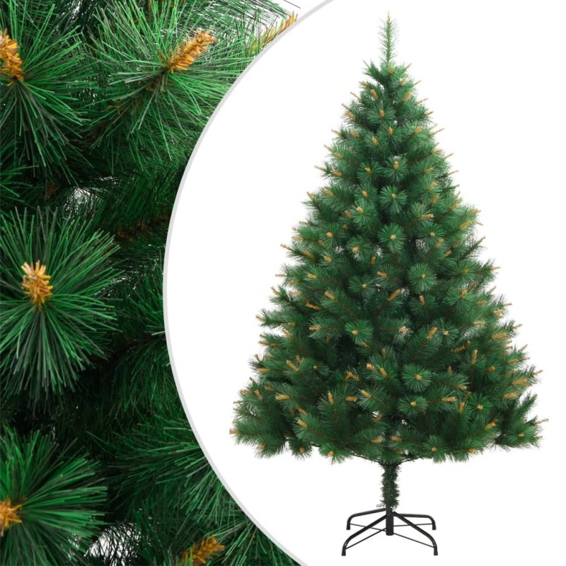 Sapin de Noël artificiel à charnières avec support 150 cm 