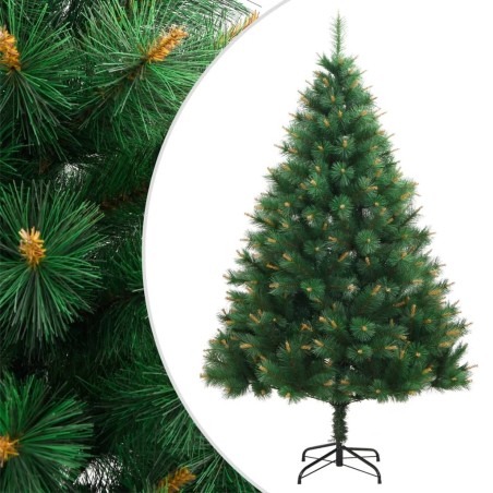 Sapin de Noël artificiel à charnières avec support 150 cm 