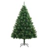 Sapin de Noël artificiel à charnières avec support 150 cm 