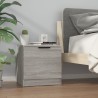 Tables de chevet 2 pcs Sonoma gris 40x39x40 cm 