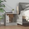 Tables de chevet 2 pcs Sonoma gris 40x39x40 cm 
