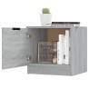 Tables de chevet 2 pcs Sonoma gris 40x39x40 cm 