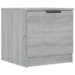 Tables de chevet 2 pcs Sonoma gris 40x39x40 cm 