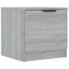 Tables de chevet 2 pcs Sonoma gris 40x39x40 cm 
