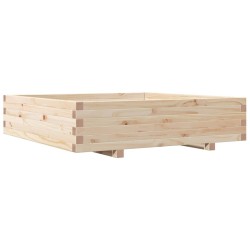 Jardinière 100x100x26,5 cm bois de pin massif 