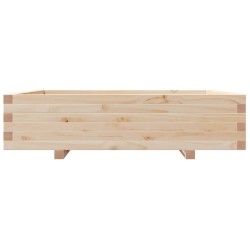 Jardinière 100x100x26,5 cm bois de pin massif 