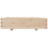 Jardinière 100x100x26,5 cm bois de pin massif 