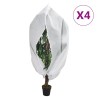 Housses de protection pour plantes avec fermeture éclair 4 pcs 