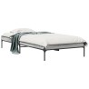 Cadre de lit sans matelas sonoma gris 75x190 cm 