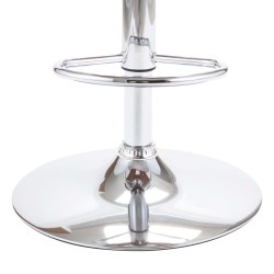 Tabouret de bar Contreplaqué et tissu gris 