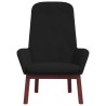 Chaise de relaxation Noir Velours 