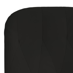 Chaise de relaxation Noir Velours 