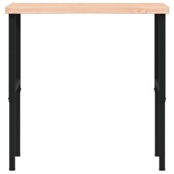 Établi 100x(55-60)x(73-99,5) cm bois massif de hêtre 