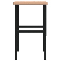 Établi 100x(55-60)x(73-99,5) cm bois massif de hêtre 