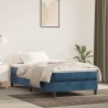 Matelas de lit à ressorts ensachés 90x220x20 cm velours 