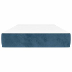 Matelas de lit à ressorts ensachés 90x220x20 cm velours 