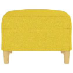 Repose-pied Jaune clair 70x55x41 cm Tissu 