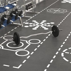Ensemble d'haltères avec plaques 30 kg fonte et acier chromé 