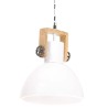 Lampe suspendue industrielle 25 W Blanc Rond 30 cm E27 