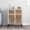 Buffet blanc 60x30x75 cm bois d'ingénierie 