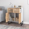 Buffet blanc 60x30x75 cm bois d'ingénierie 