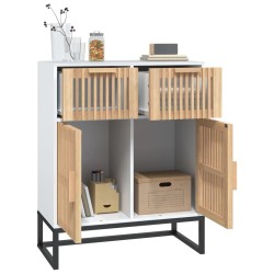 Buffet blanc 60x30x75 cm bois d'ingénierie 