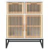Buffet blanc 60x30x75 cm bois d'ingénierie 