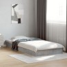 Cadre de lit sans matelas gris béton 90x200 cm 