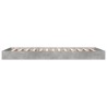 Cadre de lit sans matelas gris béton 90x200 cm 