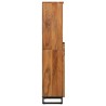Buffet 38x34x160 cm bois d'acacia massif 