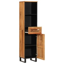 Buffet 38x34x160 cm bois d'acacia massif 