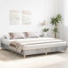 Cadre de lit sans matelas gris béton 200x200 cm bois ingénierie 