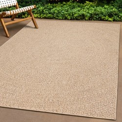 Tapis ZIZUR 80x200 cm aspect de jute intérieur et extérieur 
