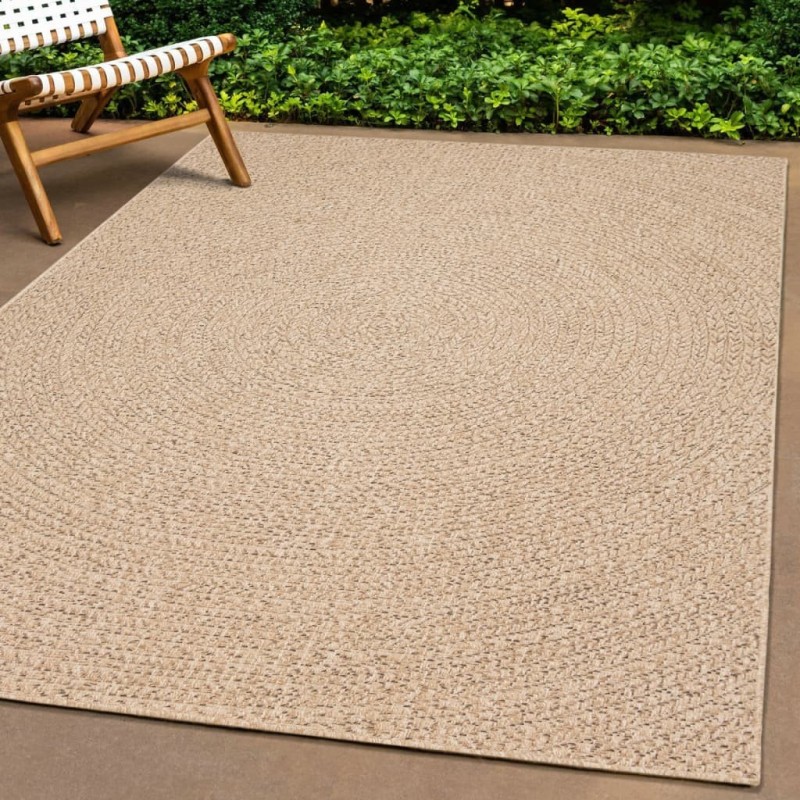 Tapis ZIZUR 80x200 cm aspect de jute intérieur et extérieur 