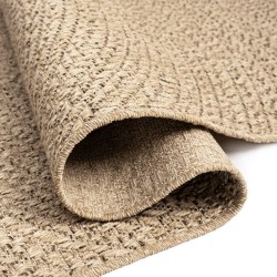 Tapis ZIZUR 80x200 cm aspect de jute intérieur et extérieur 