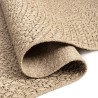 Tapis ZIZUR 80x200 cm aspect de jute intérieur et extérieur 