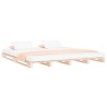 Lit de palette 120x190 cm Bois pin massif Petit Double 