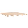 Lit de palette 120x190 cm Bois pin massif Petit Double 