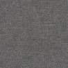 Chaise de relaxation avec tabouret Gris clair Tissu 