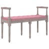 Banc Rose 110x40x70 cm Velours 