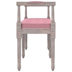 Banc Rose 110x40x70 cm Velours 