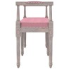 Banc Rose 110x40x70 cm Velours 