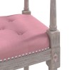 Banc Rose 110x40x70 cm Velours 