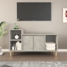 Meuble TV Gris béton 100x35x55 cm Bois d'ingénierie 