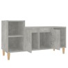 Meuble TV Gris béton 100x35x55 cm Bois d'ingénierie 