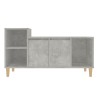 Meuble TV Gris béton 100x35x55 cm Bois d'ingénierie 