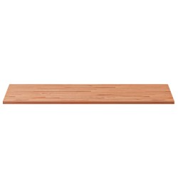 Dessus de table 100x60x1,5cm rectangulaire bois massif de hêtre 