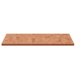 Dessus de table 100x60x1,5cm rectangulaire bois massif de hêtre 